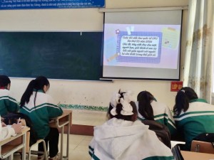 Viết thư UPU Quốc tế lần thứ 55 năm 2026 tại Trường THCS Trần Can